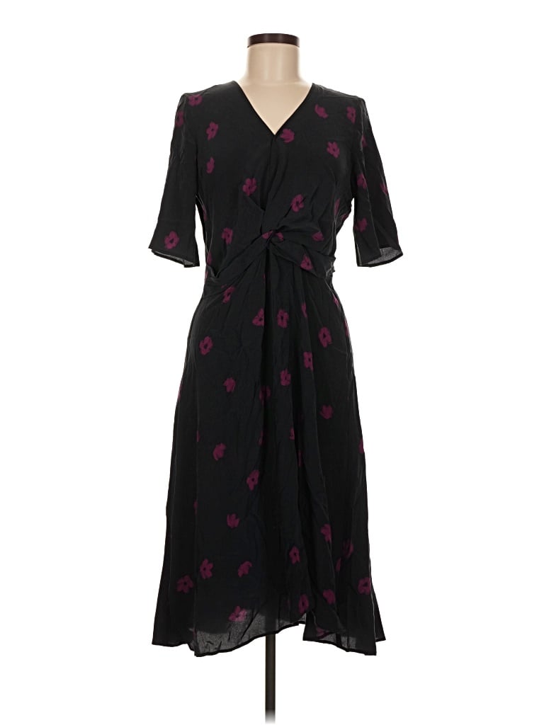 Pre-owned Amour Vert Casual Dress In Black