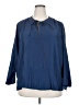 Violeta by Mango Blue 3/4 Sleeve Blouse Size 20 - photo 1