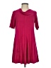 Heartstring Burgundy Short Sleeve Turtleneck Size S - photo 1