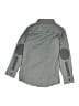 Bisby Solid Gray Long Sleeve Button-Down Shirt Size 8 - photo 2