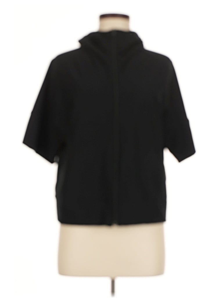 Pre-owned Natori Zip Up Hoodie In Black
