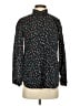 Old Navy 100% Cotton Floral Black Long Sleeve Blouse Size S - photo 1