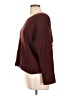 Unbranded 100% Acrylic Burgundy Pullover Sweater Size L (estimated) - photo 5