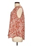 Torrid Animal Print Orange Sleeveless Blouse Size Lg Plus (0) - photo 5