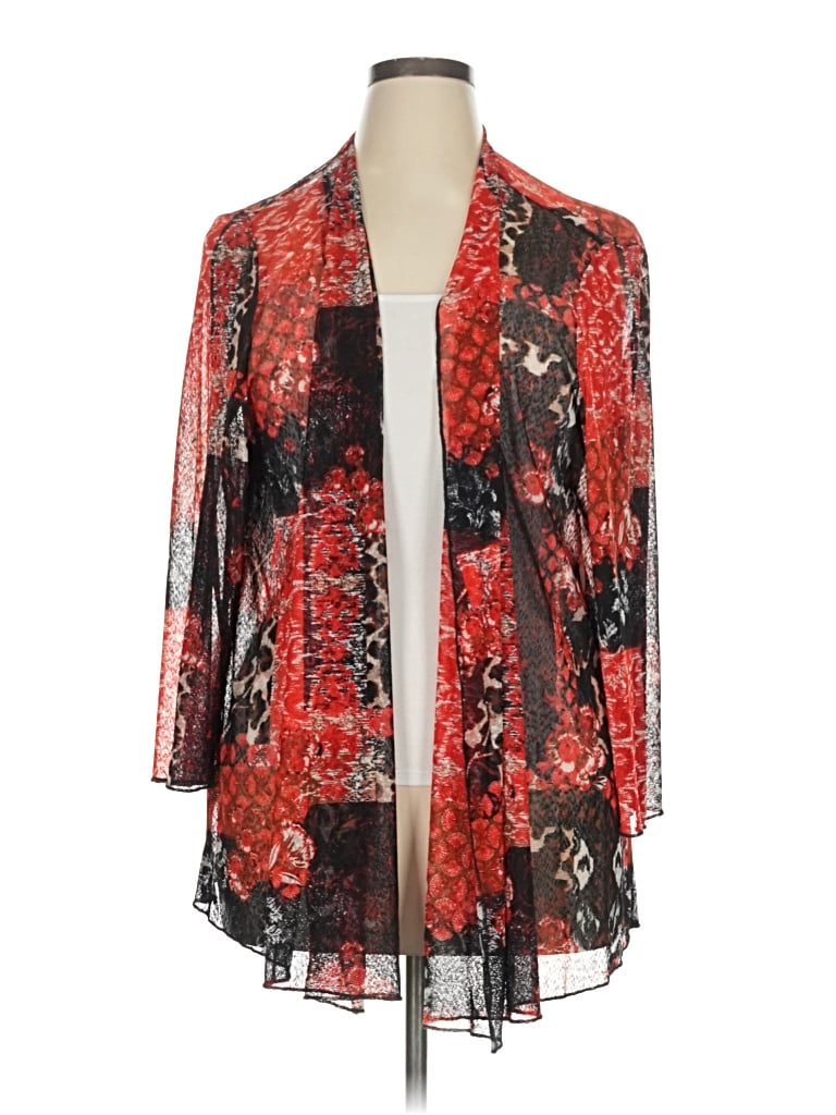 Pre-owned Multiples Cardigan Sweater In Red