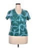 FOR DAYS Tie-dye Teal Active T-Shirt Size XXL - photo 1
