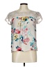 Meraki 100% Polyester Ivory Short Sleeve Blouse Size L - photo 1
