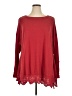 Indigo Thread Co. Burgundy Long Sleeve Blouse Size XL - photo 1