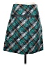 Tabitha 100% Cotton Argyle Teal Casual Skirt Size 2 - photo 2