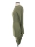 Unbranded Solid Green Casual Dress Size S - photo 5