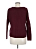 Andrea Jovine 100% Acrylic Hearts Burgundy Pullover Sweater Size M - photo 2