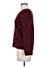 Andrea Jovine 100% Acrylic Hearts Burgundy Pullover Sweater Size M - photo 5