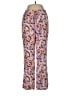J.Crew 100% Silk Paisley Purple Pink Silk Pants Size 6 - photo 1