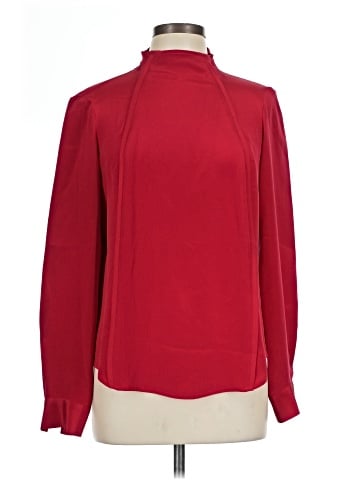 Rachel Comey Long Sleeve Silk Top (view 1)