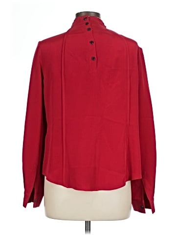 Rachel Comey Long Sleeve Silk Top (view 2)