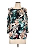 Westbound 100% Rayon Black 3/4 Sleeve Blouse Size L - photo 1