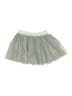 Disney 100% Polyester Solid Silver Skirt Size 5 - photo 1