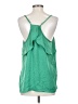 CAbi 100% Polyester Green Sleeveless Top Size M - photo 2