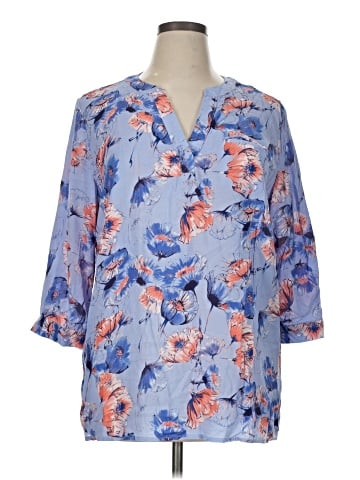 Lucy & Laurel 3/4 Sleeve Blouse (view 1)