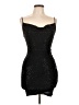 Symphony 100% Polyester Stars Black Cocktail Dress Size L - photo 1