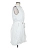 Halogen White Casual Dress Size M - photo 4