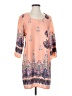 Assorted Brands 100% Polyester Paisley Orange Pink Casual Dress Size S - photo 1