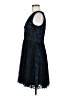 Decode 1.8 100% Polyester Paisley Blue Cocktail Dress Size 6 - photo 5