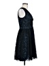 Decode 1.8 100% Polyester Paisley Blue Cocktail Dress Size 6 - photo 4