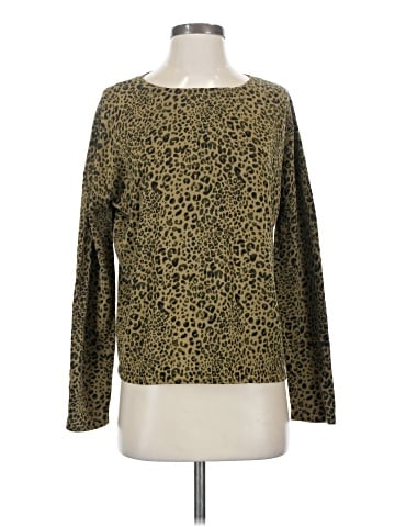 Garnet Hill Long Sleeve Silk Top (view 1)
