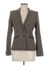 RENA LANGE Tweed Gray Wool Blazer Size 6 - photo 1