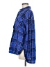 Old Navy 100% Cotton Plaid Blue Long Sleeve Button-Down Shirt Size M - photo 5