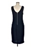 PREMISE Solid Blue Cocktail Dress Size M - photo 2