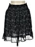 Black Tape_ 100% Polyester Paisley Black Casual Skirt Size M - photo 1