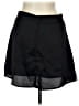 Lyaner Solid Black Casual Skirt Size L - photo 2