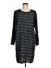 Ichi Chevron-herringbone Black Casual Dress Size M - photo 1