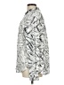 Assorted Brands 100% Polyester Print Silver Long Sleeve Blouse Size L - photo 5
