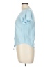 Sim & Sam 100% Rayon Blue Short Sleeve Henley Size L - photo 5