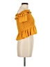 BCBGeneration Yellow Sleeveless Blouse Size M - photo 4