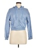 Shein 100% Polyester Blue Zip Up Hoodie Size M - photo 1