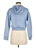 Shein 100% Polyester Blue Zip Up Hoodie Size M - photo 2