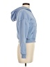 Shein 100% Polyester Blue Zip Up Hoodie Size M - photo 4