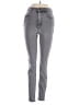 Zara Houndstooth Gray Jeans Size 2 - photo 1