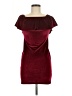 Unbranded 100% Polyester Burgundy Cocktail Dress Size M - photo 1