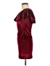 Unbranded 100% Polyester Burgundy Cocktail Dress Size M - photo 5