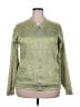Assorted Brands Print Green Jacket Size 2X (estimated) - photo 1