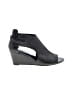 H By Halston Black Wedges Size 10 - photo 1