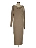 Enza Costa Solid Tan Casual Dress Size M - photo 1