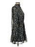 Mi ami 100% Polyester Print Black Casual Dress Size M - photo 4