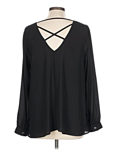 Karen Kane Long Sleeve Blouse (view 2)