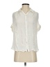 Lulus 100% Viscose Ivory Sleeveless Button-Down Shirt Size S - photo 1